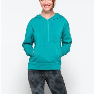 FREE PEOPLE Movement work It Out Hoodie Sweatshirt Top NWT.